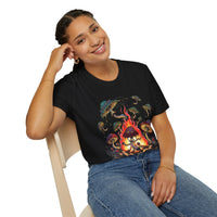 Mushroom Campfire Unisex Tshirt