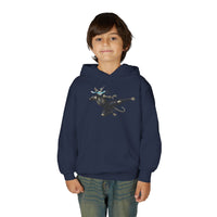 Ninja Unicorn Cat Kids Hooded Sweatshirt